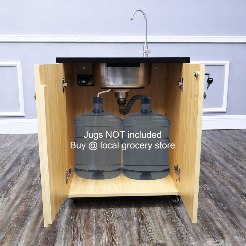 FixtureDisplays Portable Sink Self Contained Hand Wash Station Mobile